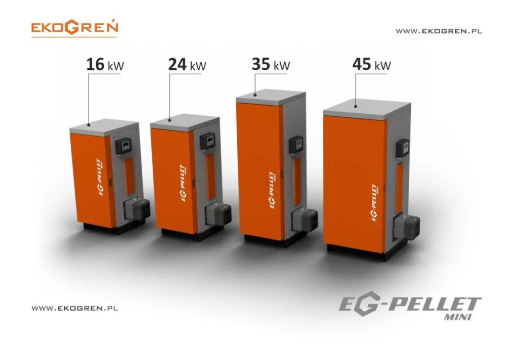 PellasX - EKO GREŃ Pellet Mini od mocy 16 do 44 kW