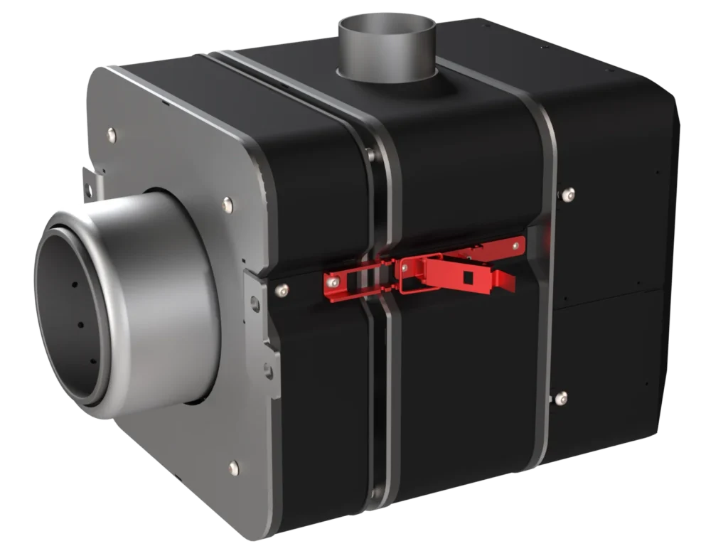 PellasX Revo - Quick Assembly system mounting clips for fast burner installation